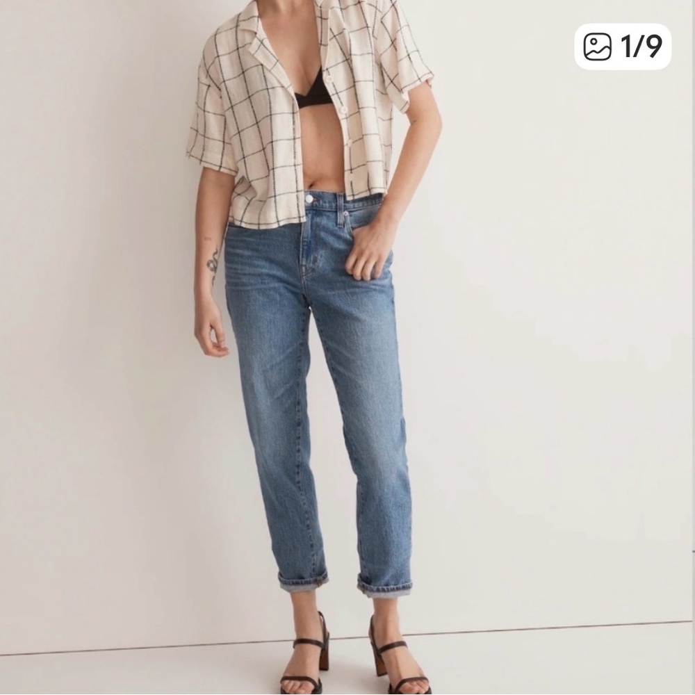 Madewell The High-Rise Slim BoyJean, size 26P